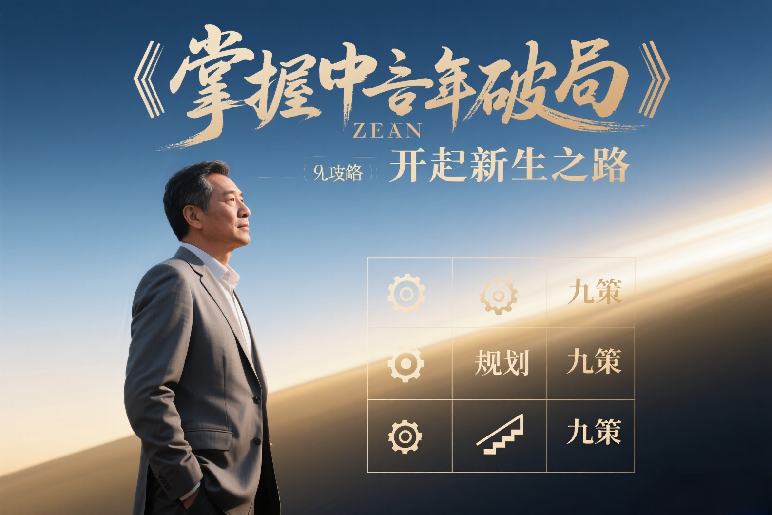 掌握中年破局之九策，开起新生之路