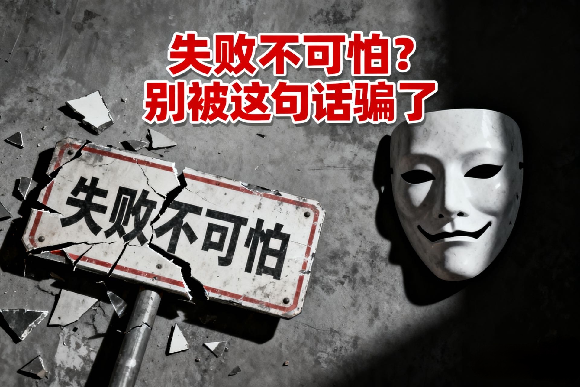 失败不可怕？别被这句话骗了