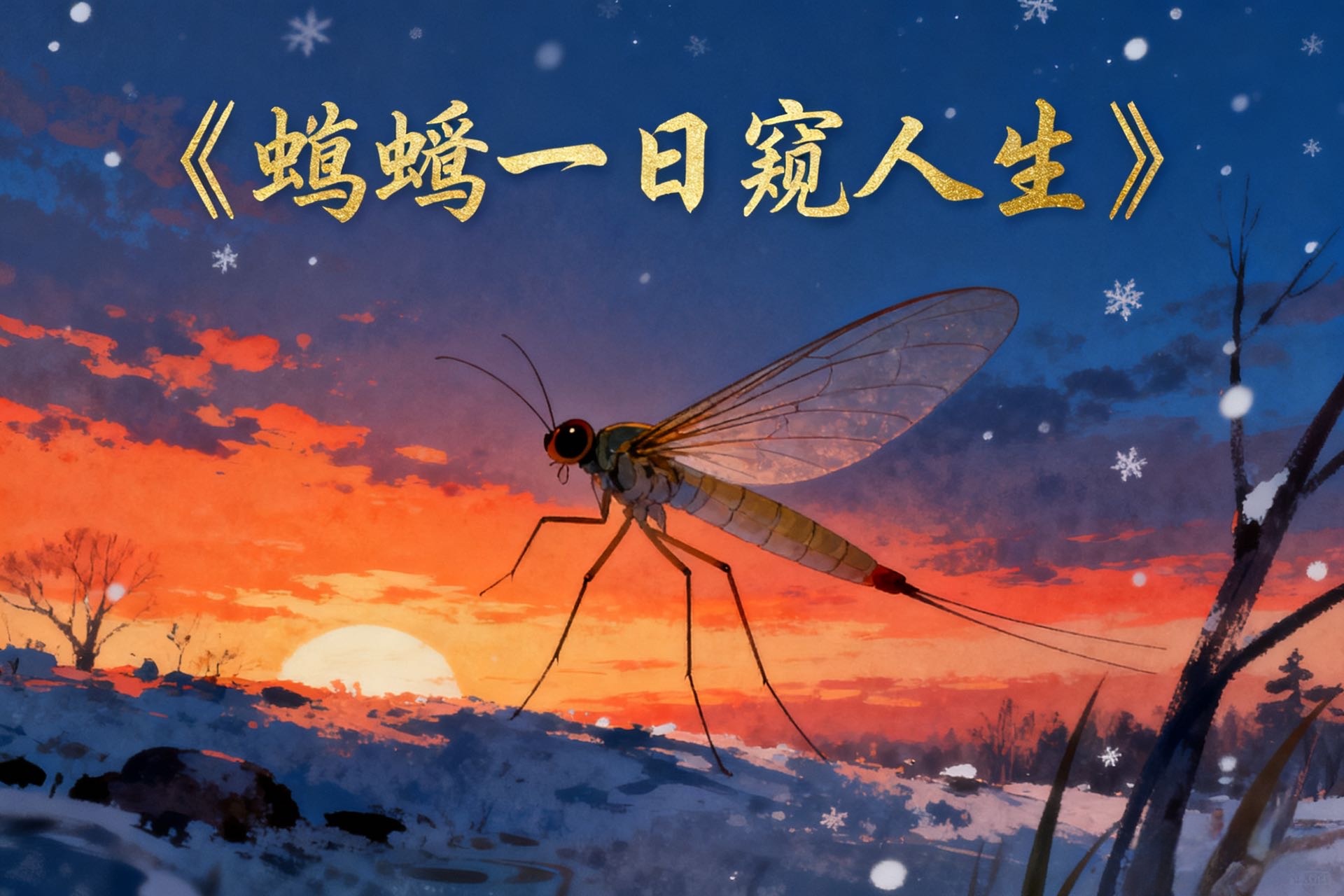 蜉蝣一日窥人生：朝生暮死间，读懂生命的绚烂与当下的珍贵