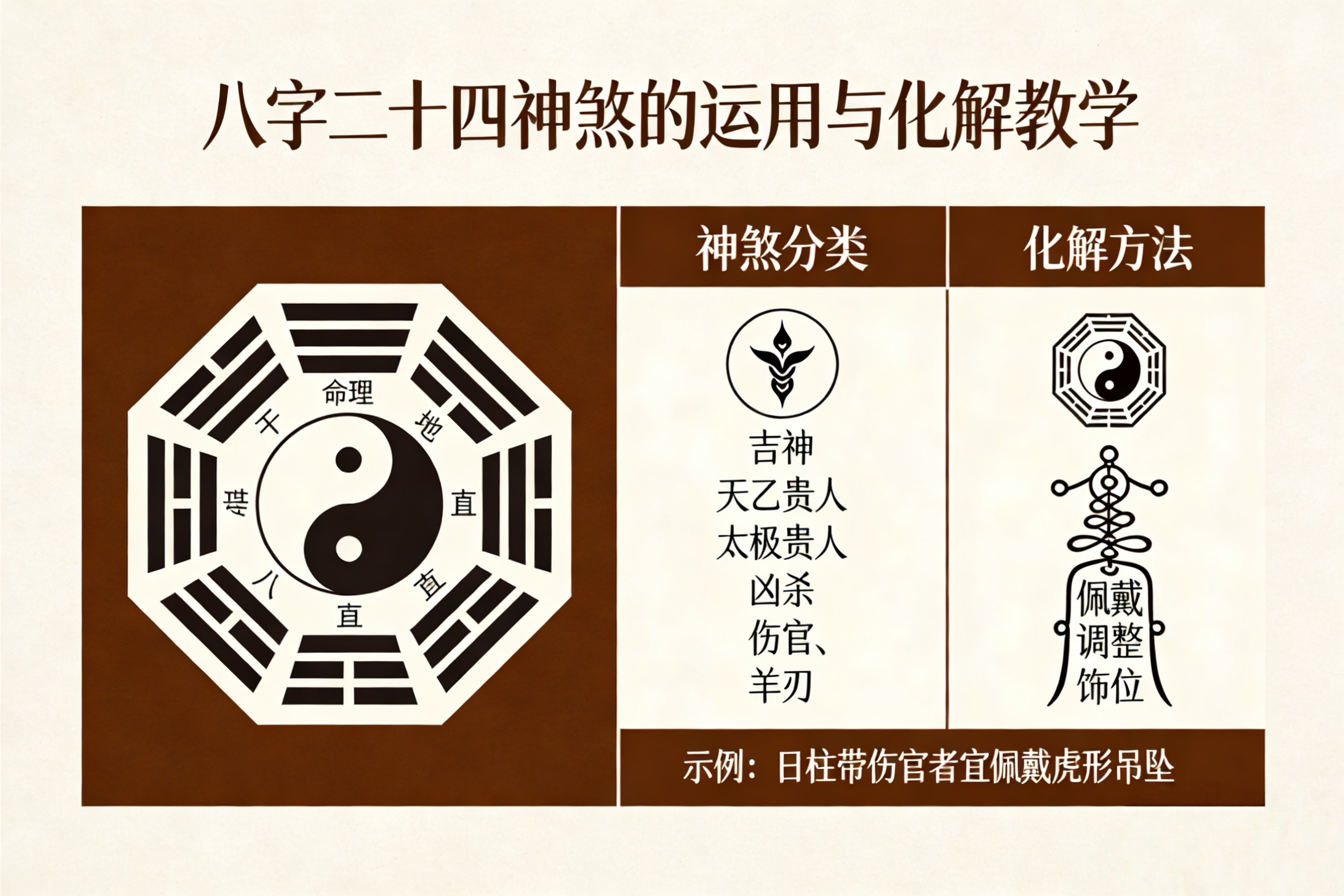 八字二十四神煞的运用与化解教学